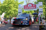Rallye Český Krumlov: Start soutěže